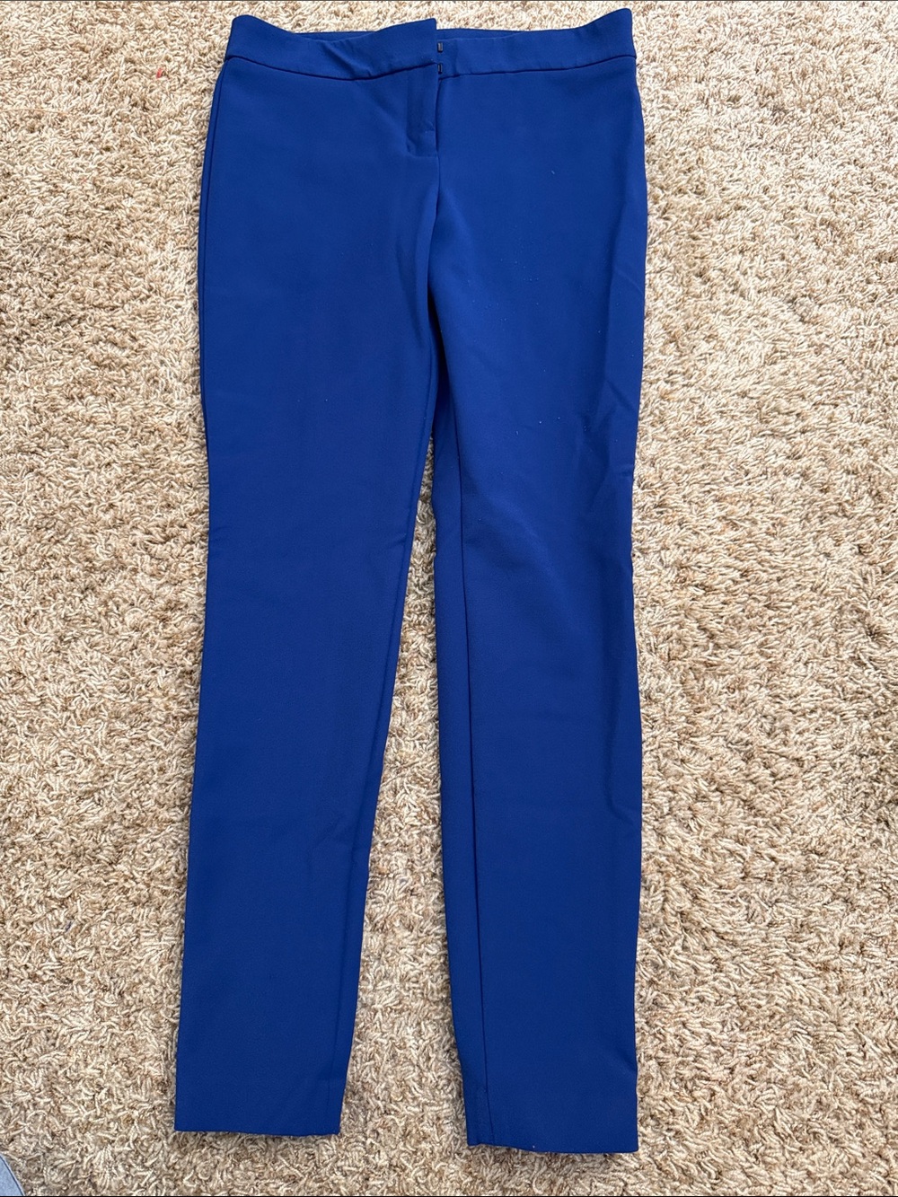 Express Women's Royal Blue Skinny Ponte Pants